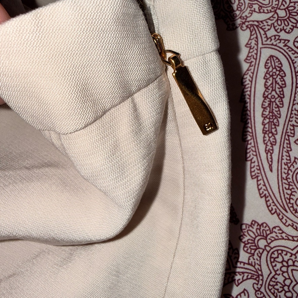 NWOTS Donna Karan Cream Wide Leg Pants - Picture 6 of 7